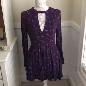 Purple free people dress